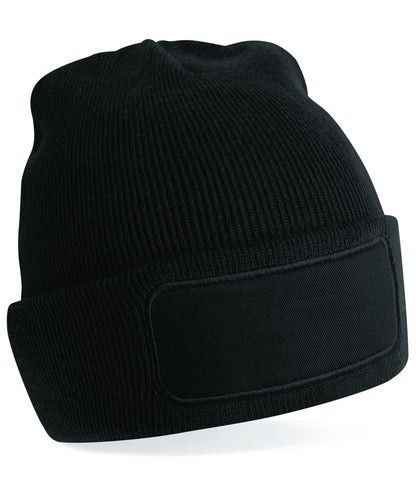 Tryck din logga på Mössor från Beechfield - Anpassa Original patch-mössa i färgen Svart One Size för företag, föreningar och privatpersoner