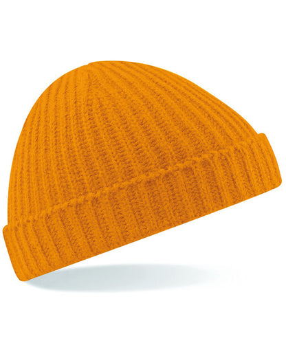 Tryck din logga på Mössor från Beechfield - Anpassa Trawler mössa i färgen Senap One Size för företag, föreningar och privatpersoner