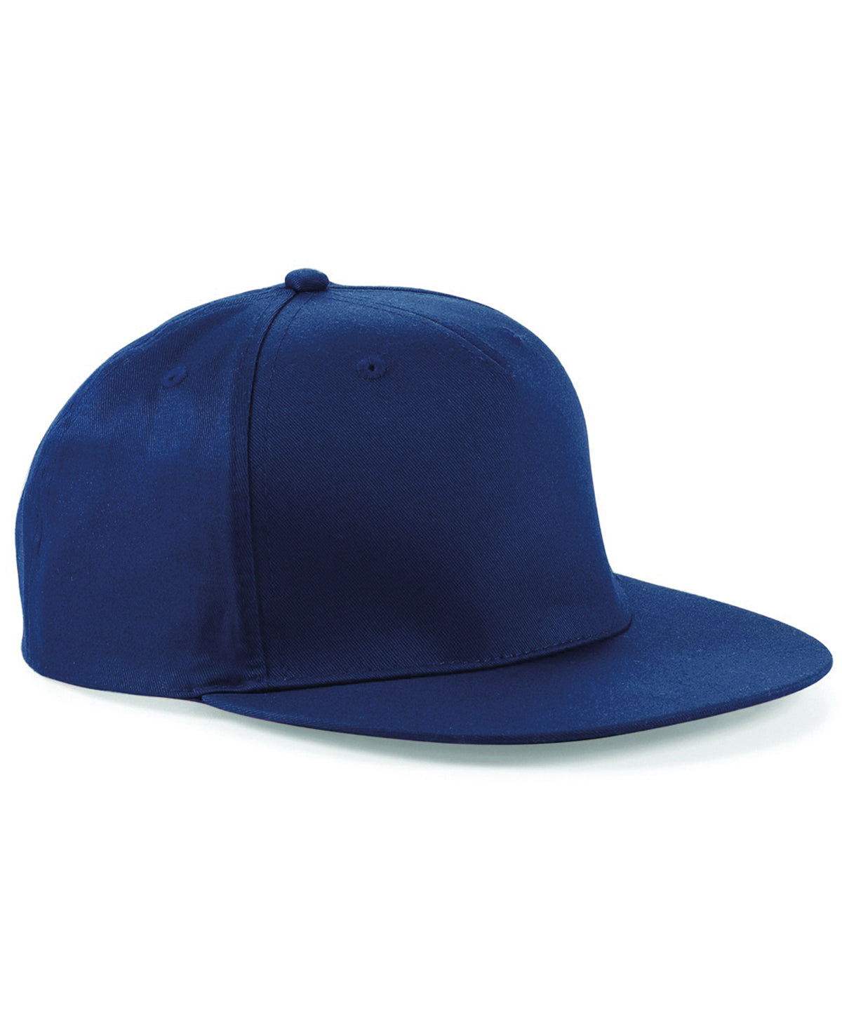 Tryck din logga på Kepsar från Beechfield - Anpassa 5-panel snapback rappare keps i färgen Marinblå One Size för företag, föreningar och privatpersoner