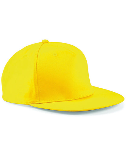 Tryck din logga på Kepsar från Beechfield - Anpassa 5-panel snapback rappare keps i färgen Mellan gul One Size för företag, föreningar och privatpersoner