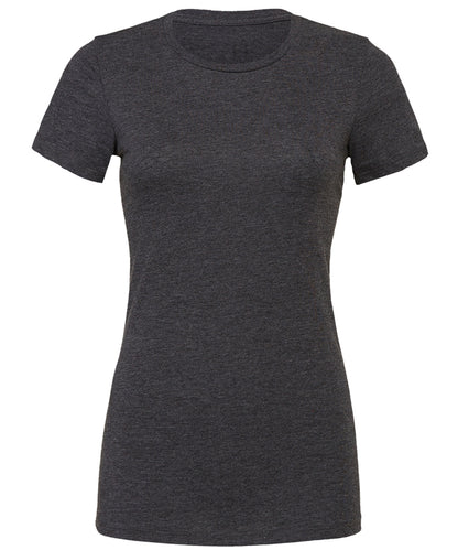 Tryck din logga på T-shirts från Bella Canvas - Anpassa Favorite Tee - Dam i färgen Mörkgrå för företag, föreningar och privatpersoner