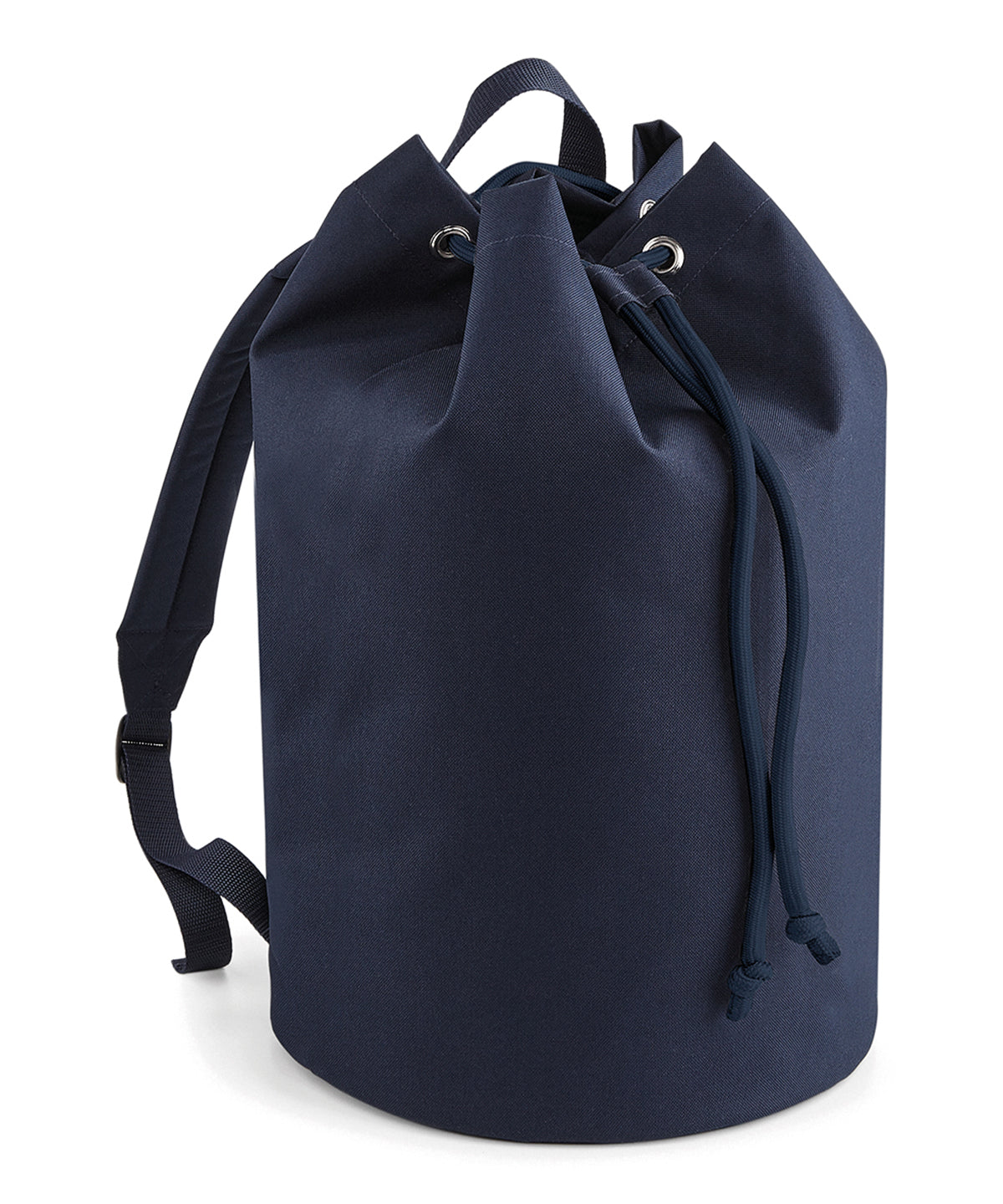 Tryck din logga på Väskor från Bagbase - Anpassa Original ryggsäck med dragsko i färgen Marinblå One Size för företag, föreningar och privatpersoner