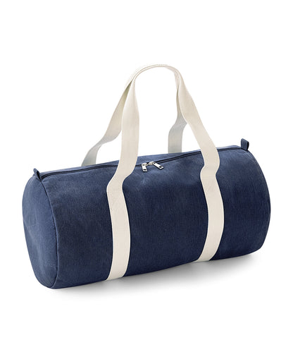 Tryck din logga på Väskor från Bagbase - Anpassa Tunn väska i denim i färgen Marinblå One Size för företag, föreningar och privatpersoner