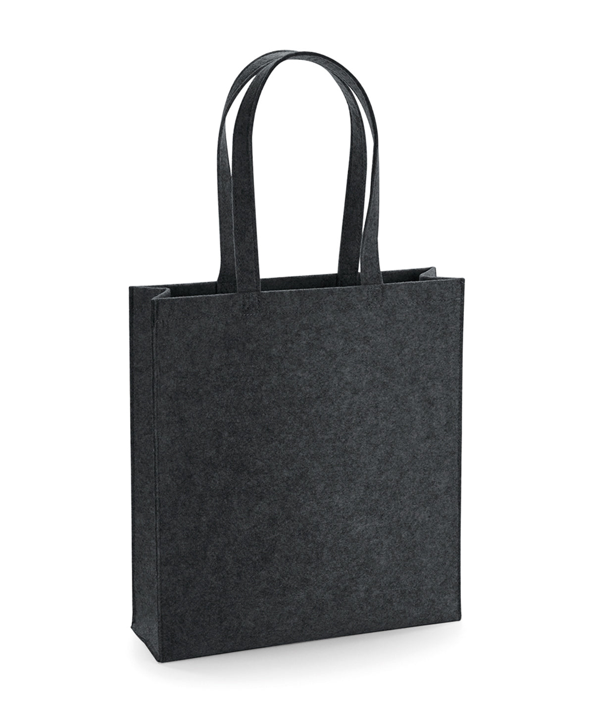 Tryck din logga på Väskor från Bagbase - Anpassa Felt Tote i färgen Mörkgrå One Size för företag, föreningar och privatpersoner