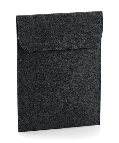 Tryck din logga på Laptopfodral från Bagbase - Anpassa iPad-slip i filt i färgen Mörkgrå One Size för företag, föreningar och privatpersoner