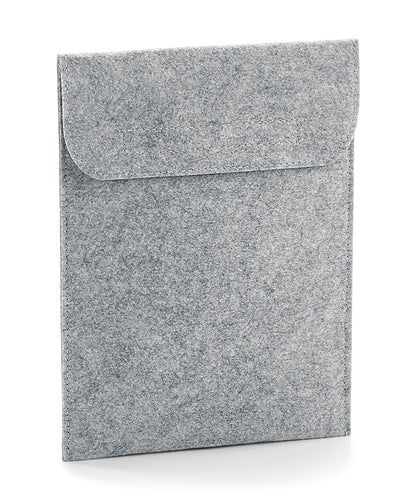 Tryck din logga på Laptopfodral från Bagbase - Anpassa iPad-slip i filt i färgen Ljunggrå One Size för företag, föreningar och privatpersoner