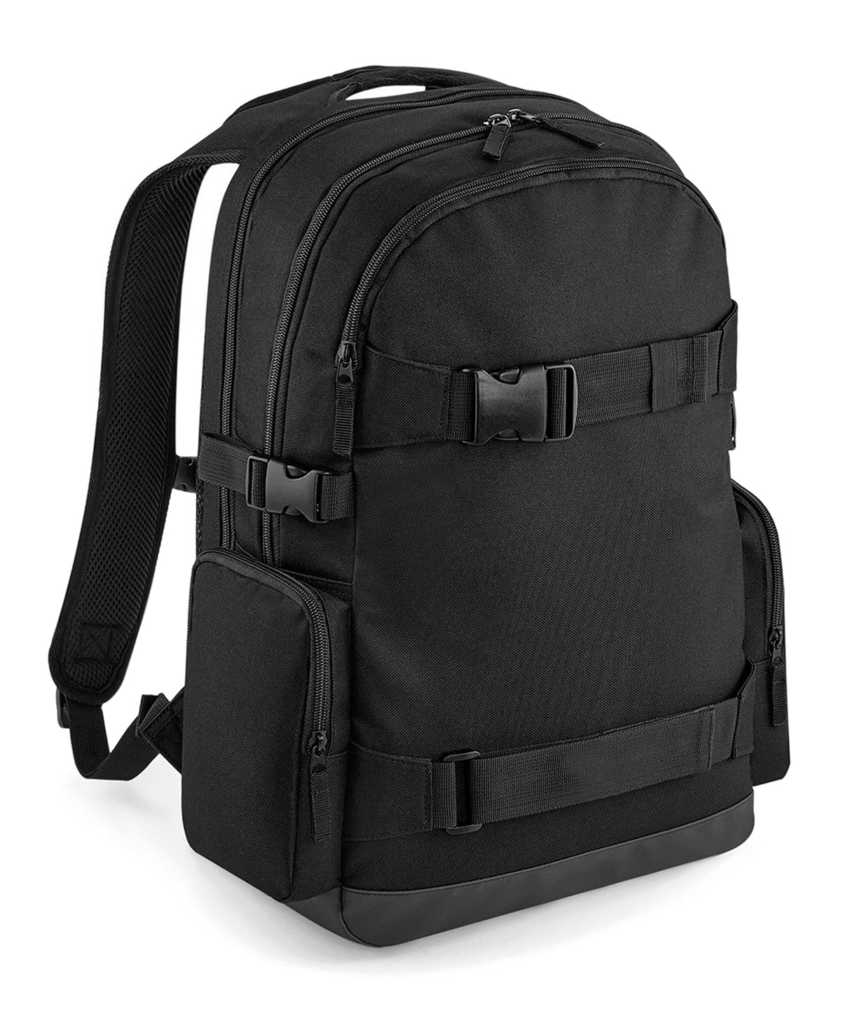 Tryck din logga på Väskor från Bagbase - Anpassa Gammaldags boardpack i färgen Svart One Size för företag, föreningar och privatpersoner