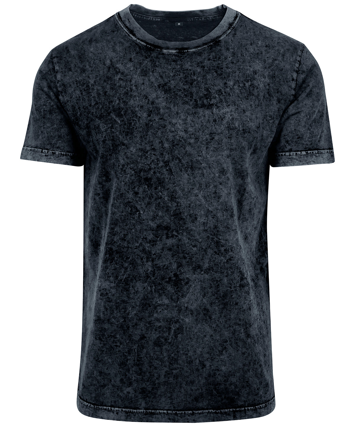 Tryck din logga på T-shirts från Build Your Brand - Anpassa Acid Wash T‑Shirt - Herr i färgen Mörkgrå för företag, föreningar och privatpersoner