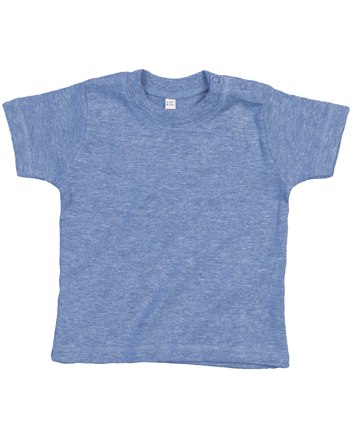 Tryck din logga på T-shirts från Babybugz - Anpassa Baby T i färgen Mellanblå för företag, föreningar och privatpersoner