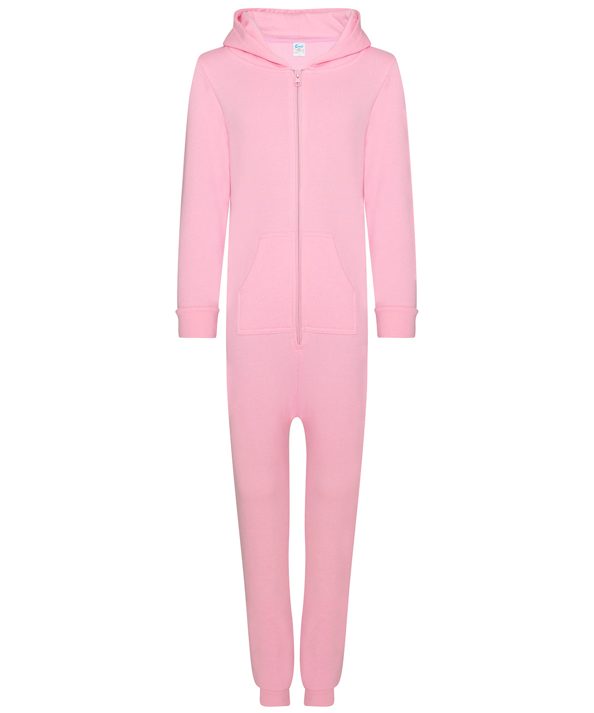Tryck din logga på Jumpsuits från Comfy Co - Anpassa Barn allt-i-ett i färgen Ljusrosa för företag, föreningar och privatpersoner