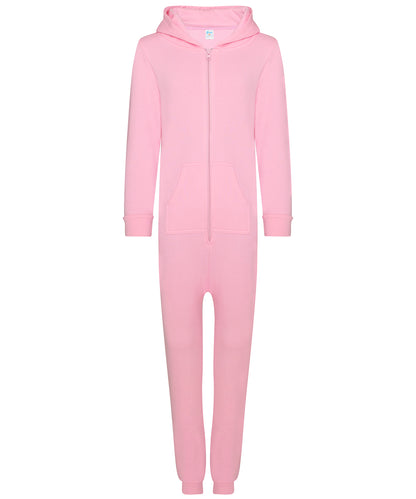 Tryck din logga på Jumpsuits från Comfy Co - Anpassa Barn allt-i-ett i färgen Ljusrosa för företag, föreningar och privatpersoner