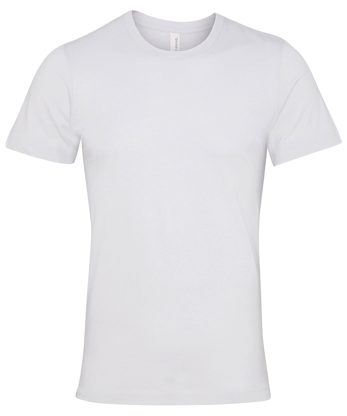 Tryck din logga på T-shirts från Bella Canvas - Anpassa Unisex Crew Neck Jersey T-Shirt i färgen Ljusgrå för företag, föreningar och privatpersoner