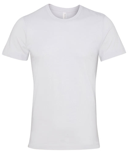 Tryck din logga på T-shirts från Bella Canvas - Anpassa Unisex Crew Neck Jersey T-Shirt i färgen Ljusgrå för företag, föreningar och privatpersoner