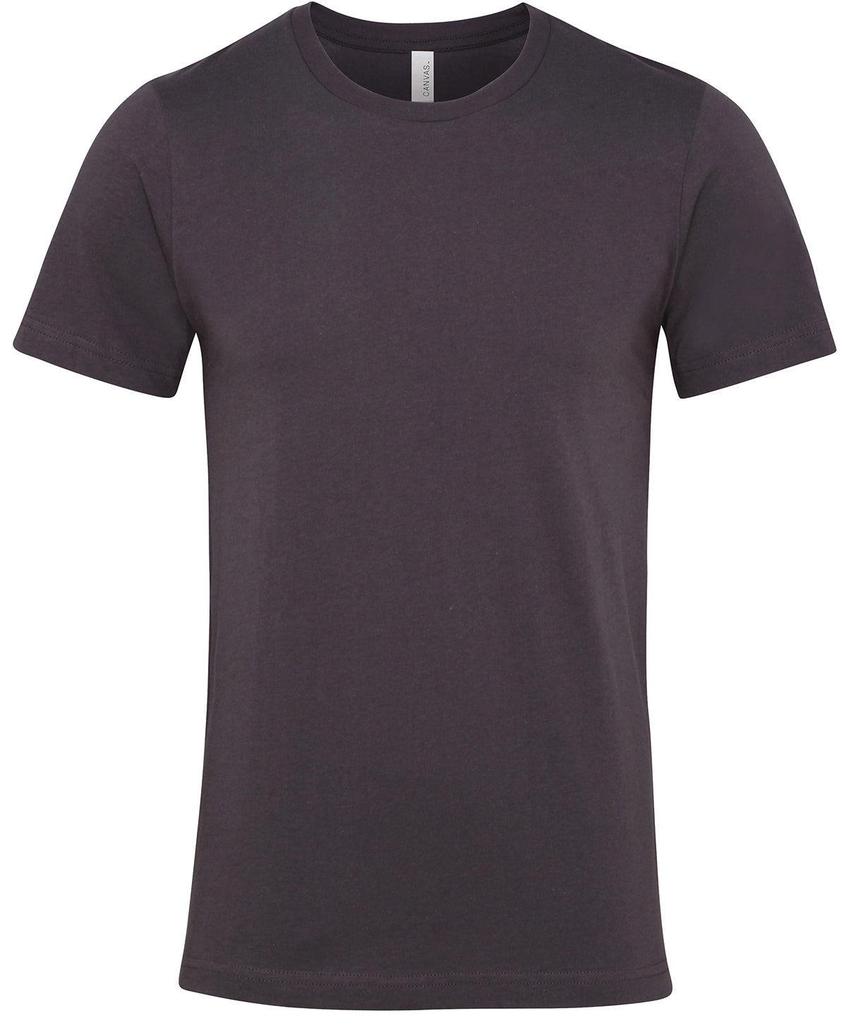 Tryck din logga på T-shirts från Bella Canvas - Anpassa Unisex Crew Neck Jersey T-Shirt i färgen Mörkgrå för företag, föreningar och privatpersoner