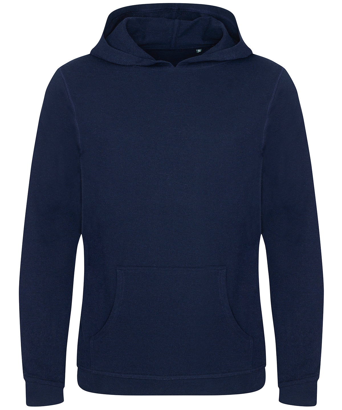Tryck din logga på Hoodies från AWDis Ecologie - Anpassa AWDis Ecologie - Lusaka Regen Hoodie i färgen Marinblå för företag, föreningar och privatpersoner