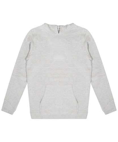 Tryck din logga på Hoodies från AWDis Ecologie - Anpassa AWDis Ecologie - Corcovado Ekologisk Hoodie i färgen Ljunggrå för företag, föreningar och privatpersoner