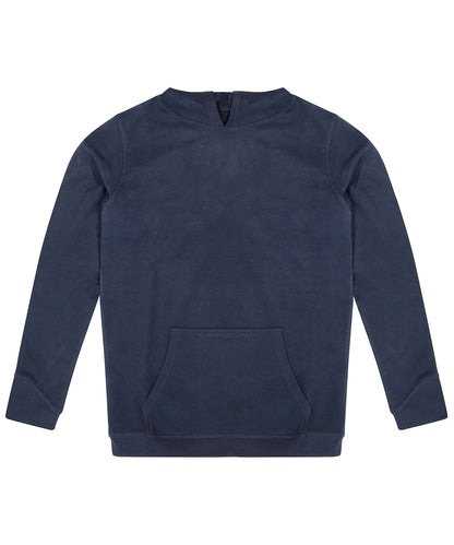 Tryck din logga på Hoodies från AWDis Ecologie - Anpassa AWDis Ecologie - Corcovado Ekologisk Hoodie i färgen Marinblå för företag, föreningar och privatpersoner