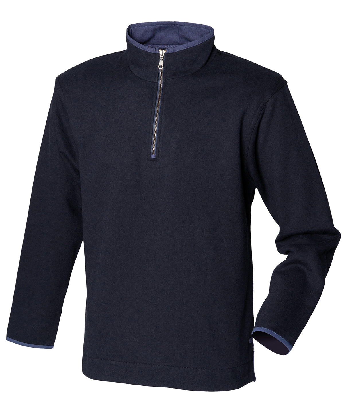 Tryck din logga på Sweatshirts från Front Row - Anpassa Front Row - Supermjuk Zip Hoodie i färgen Marinblå för företag, föreningar och privatpersoner