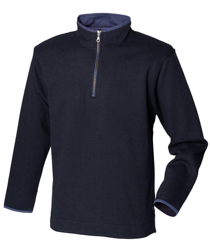 Tryck din logga på Sweatshirts från Front Row - Anpassa Front Row - Supermjuk Zip Hoodie i färgen Marinblå för företag, föreningar och privatpersoner