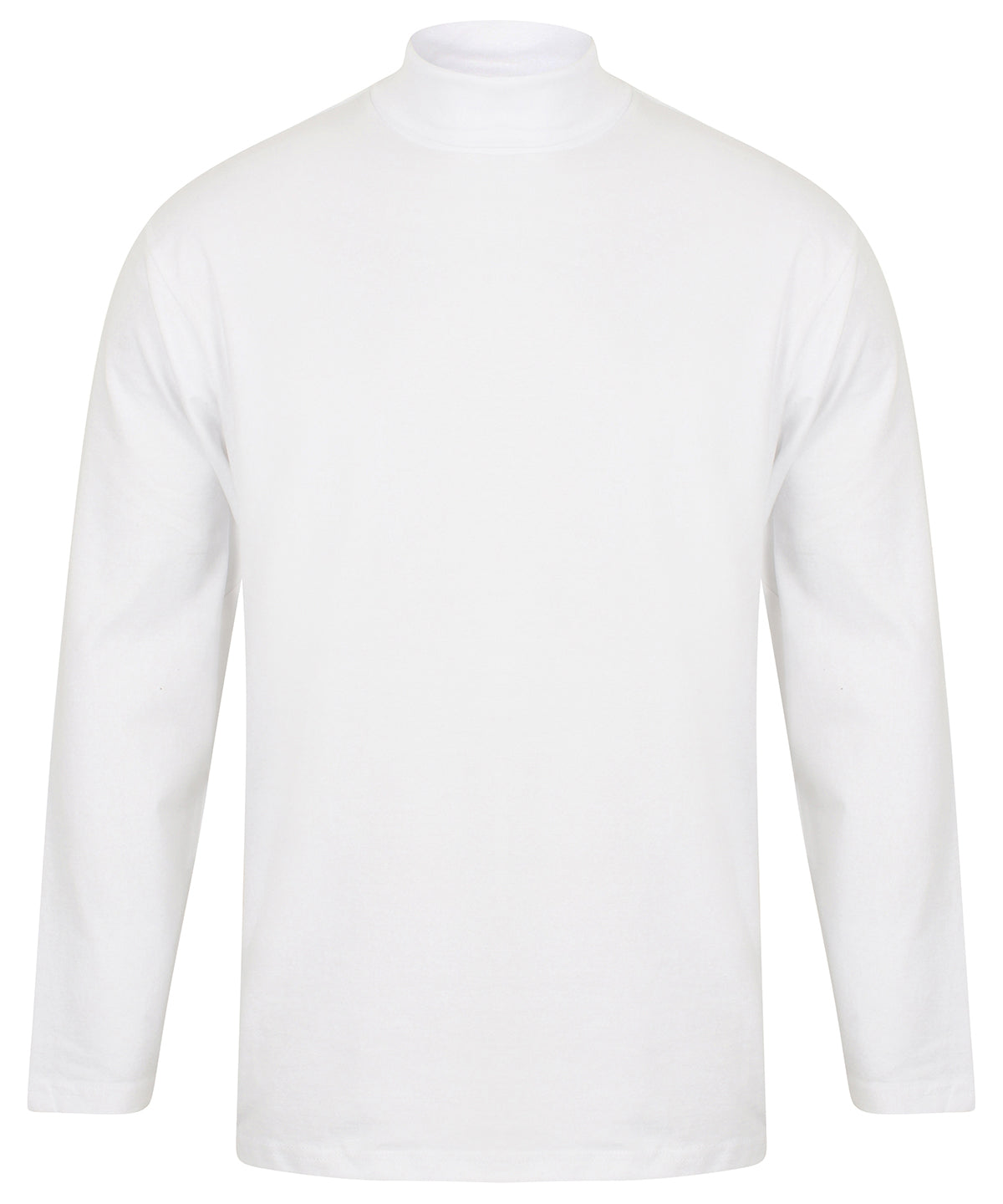 Tryck din logga på Sweatshirts från Henbury - Anpassa Henbury - Långärmad Top med Rullhals i färgen Marinblå S för företag, föreningar och privatpersoner