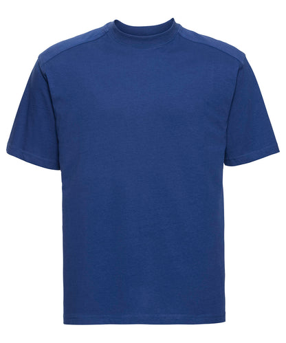 Tryck din logga på T-shirts från Russell Europe - Anpassa Workwear T-Shirt - Herr i färgen Royal för företag, föreningar och privatpersoner
