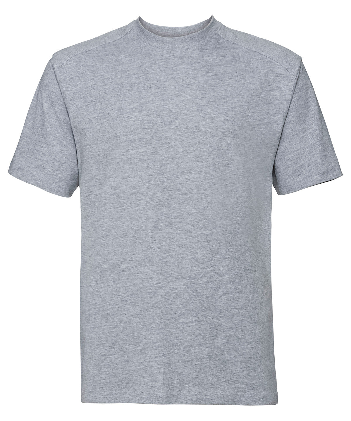 Tryck din logga på T-shirts från Russell Europe - Anpassa Workwear T-Shirt - Herr i färgen Ljunggrå för företag, föreningar och privatpersoner