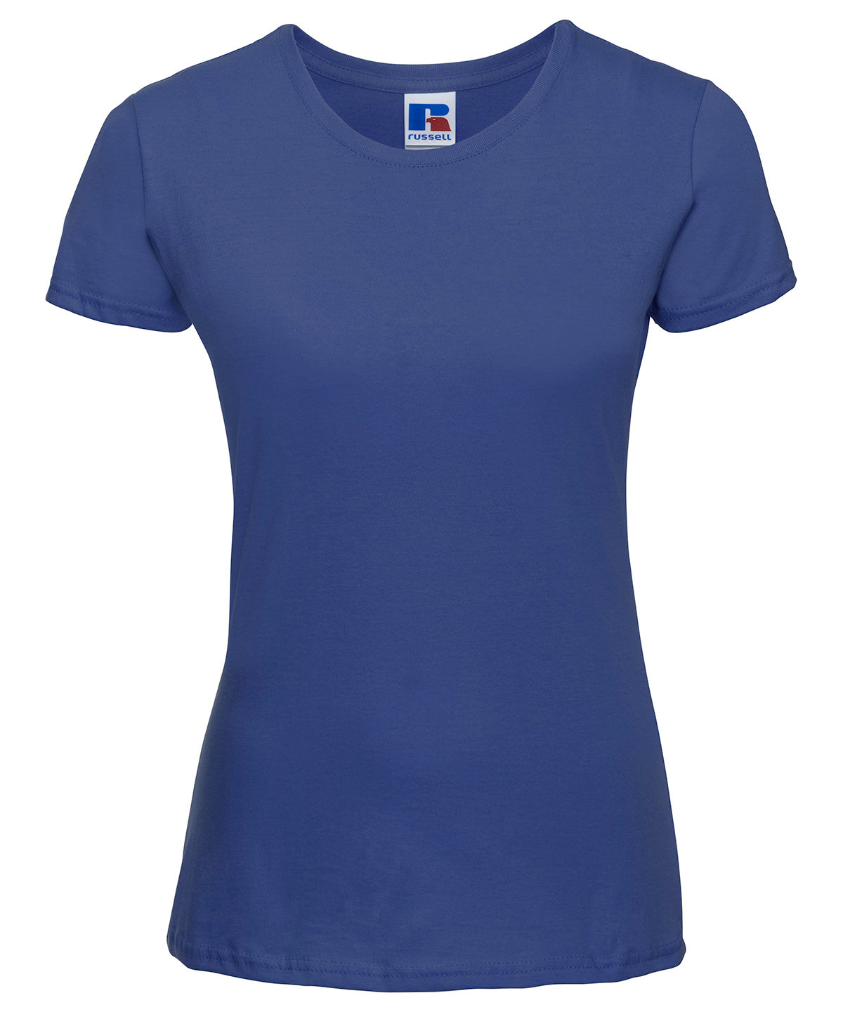 Tryck din logga på T-shirts från Russell Europe - Anpassa Slim T-Shirt – Dam i färgen Royal för företag, föreningar och privatpersoner