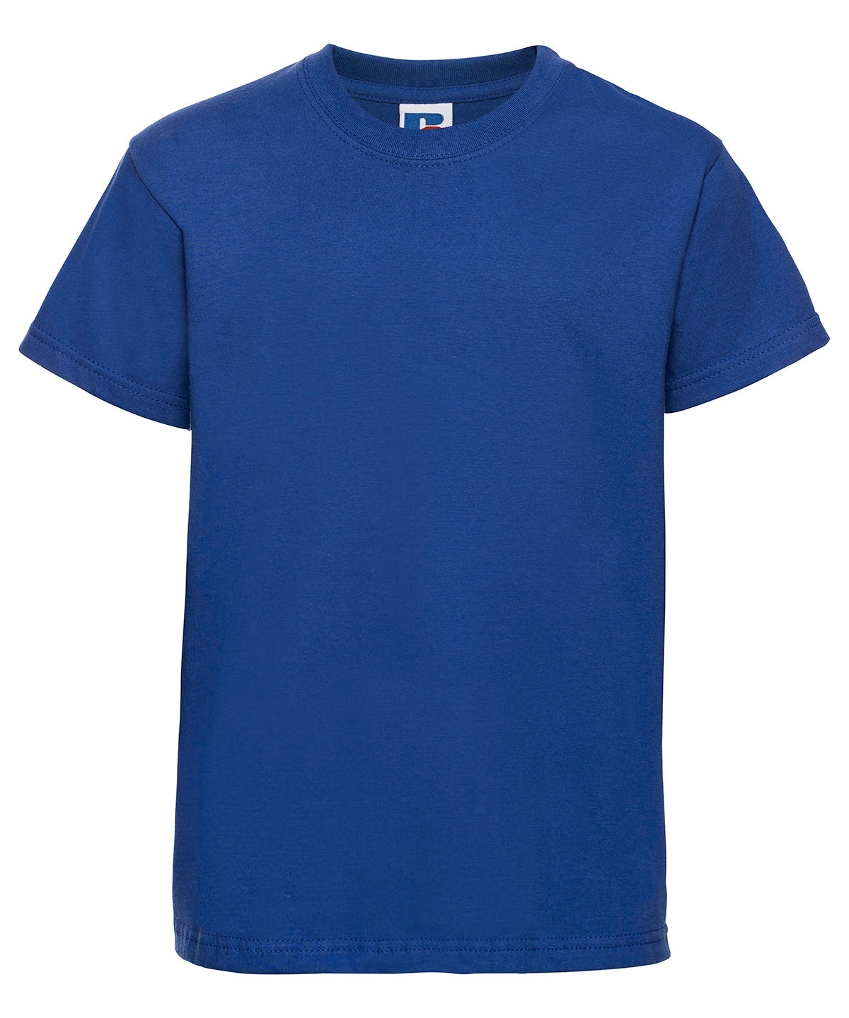 Tryck din logga på T-shirts från Russell Europe - Anpassa Classic T-Shirt – Barn i färgen Royal för företag, föreningar och privatpersoner