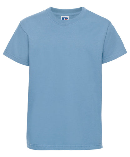 Tryck din logga på T-shirts från Russell Europe - Anpassa Classic T-Shirt – Barn i färgen Himmelblå för företag, föreningar och privatpersoner