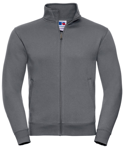 Tryck din logga på Sweatshirts från Russell Europe - Anpassa Russell Europe - Autentisk Sweatshirt i färgen Mörkgrå för företag, föreningar och privatpersoner