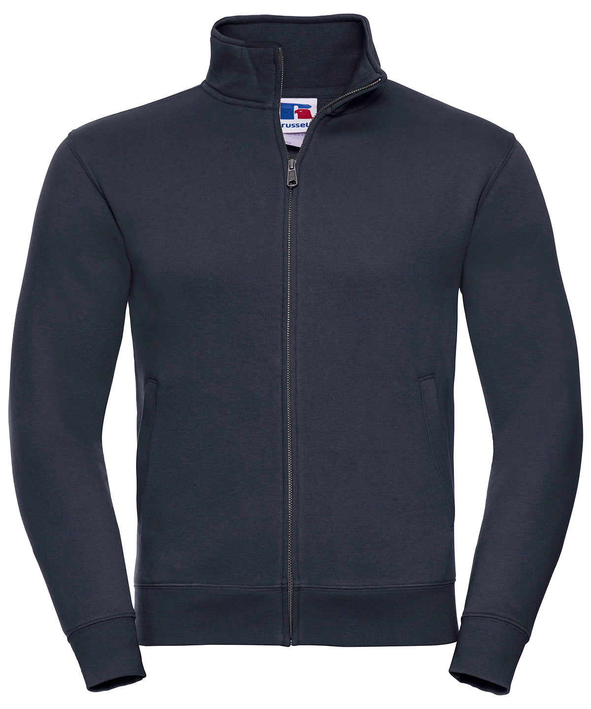 Tryck din logga på Sweatshirts från Russell Europe - Anpassa Russell Europe - Autentisk Sweatshirt i färgen Marinblå för företag, föreningar och privatpersoner