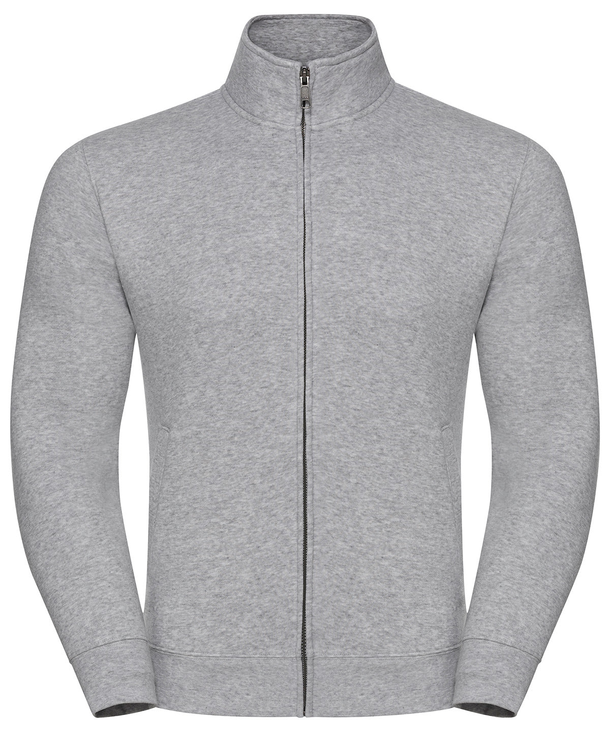 Tryck din logga på Sweatshirts från Russell Europe - Anpassa Russell Europe - Autentisk Sweatshirt i färgen Ljunggrå för företag, föreningar och privatpersoner