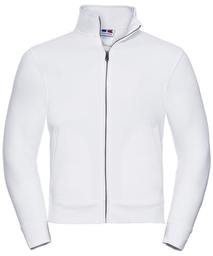 Tryck din logga på Sweatshirts från Russell Europe - Anpassa Russell Europe - Autentisk Sweatshirt i färgen Vit för företag, föreningar och privatpersoner