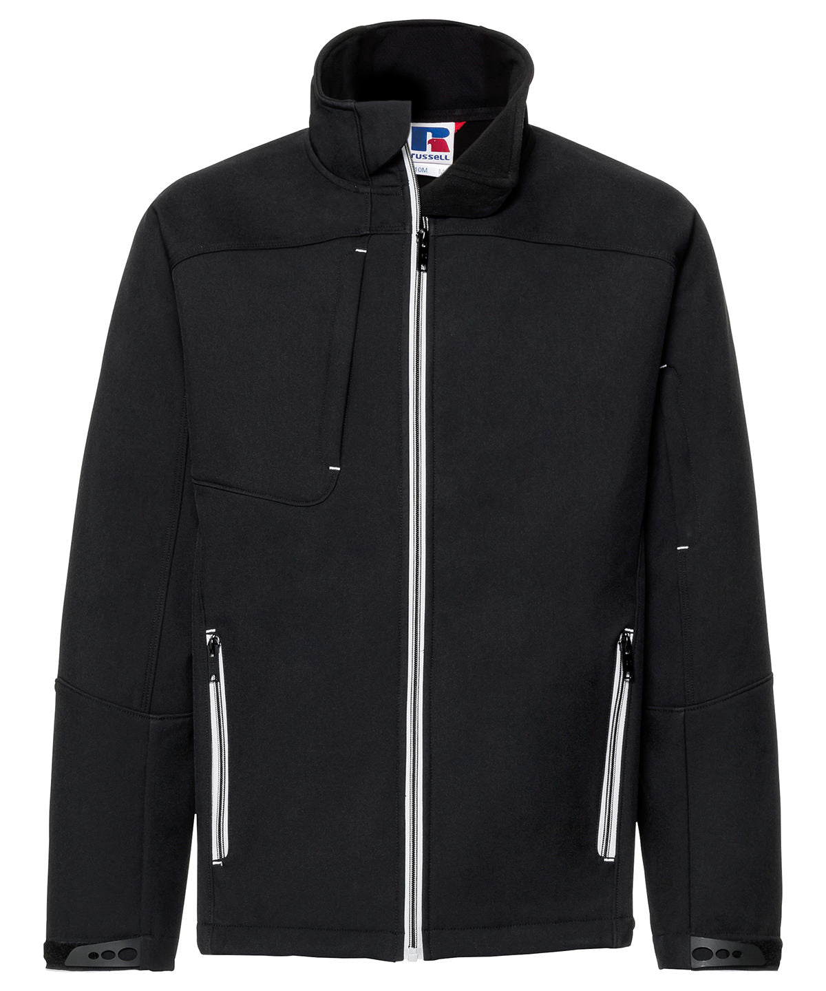 Tryck din logga på Softshelljackor från Russell Europe - Anpassa Bionic softshell-jacka i färgen Svart för företag, föreningar och privatpersoner