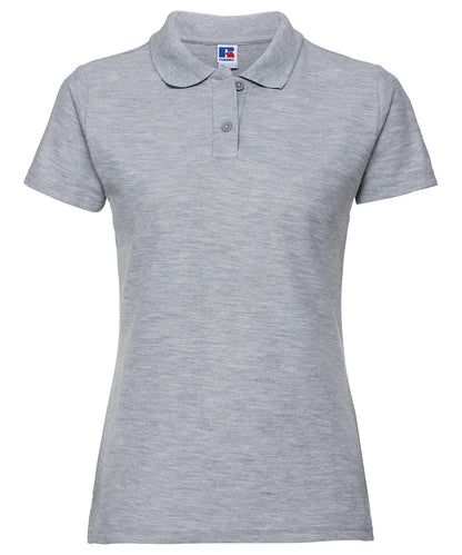 Tryck din logga på Piké från Russell Europe - Anpassa Classic Polycotton Polo - Dam i färgen Ljunggrå för företag, föreningar och privatpersoner