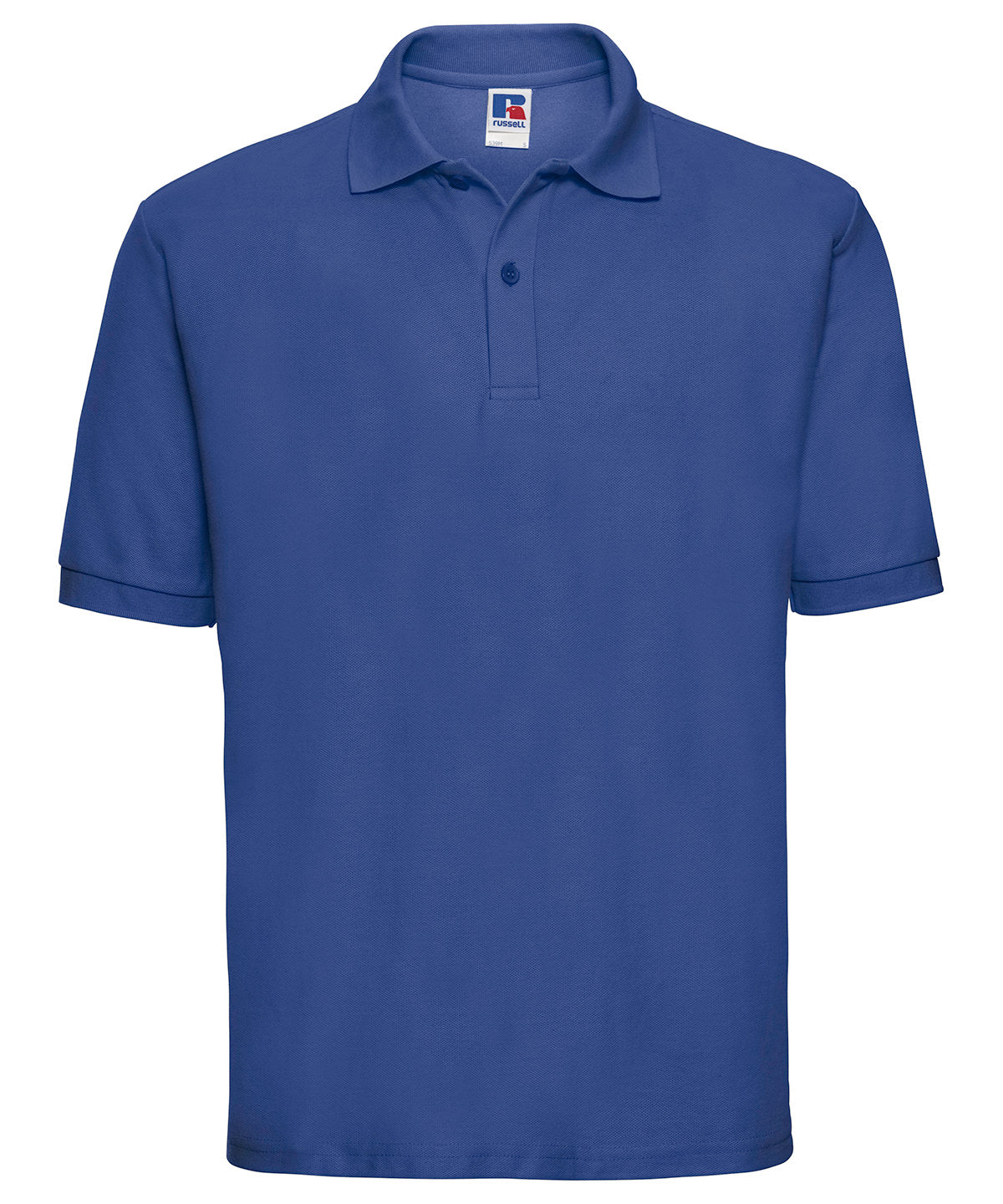 Tryck din logga på Piké från Russell Europe - Anpassa Classic Polycotton Polo i färgen Royal för företag, föreningar och privatpersoner