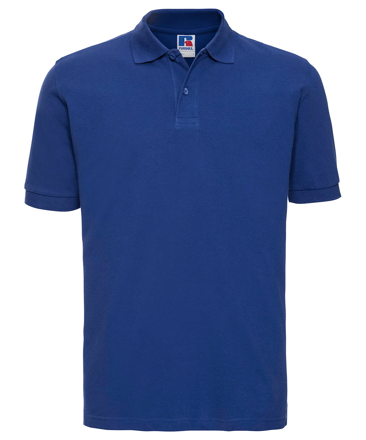 Tryck din logga på Piké från Russell Europe - Anpassa Classic Cotton Polo i färgen Royal för företag, föreningar och privatpersoner
