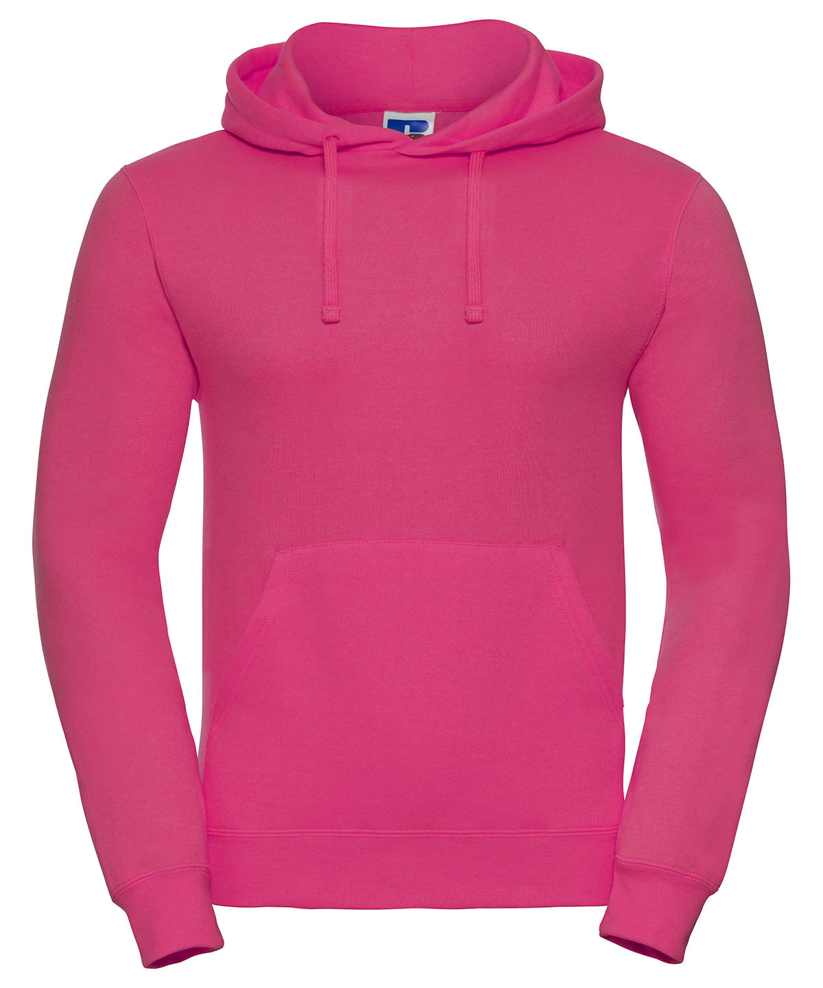 Tryck din logga på Hoodies från Russell Europe - Anpassa Russell Europe - Sweatshirt med Huva i färgen Fuchsia för företag, föreningar och privatpersoner