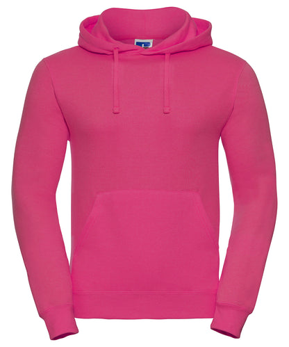 Tryck din logga på Hoodies från Russell Europe - Anpassa Russell Europe - Sweatshirt med Huva i färgen Fuchsia för företag, föreningar och privatpersoner