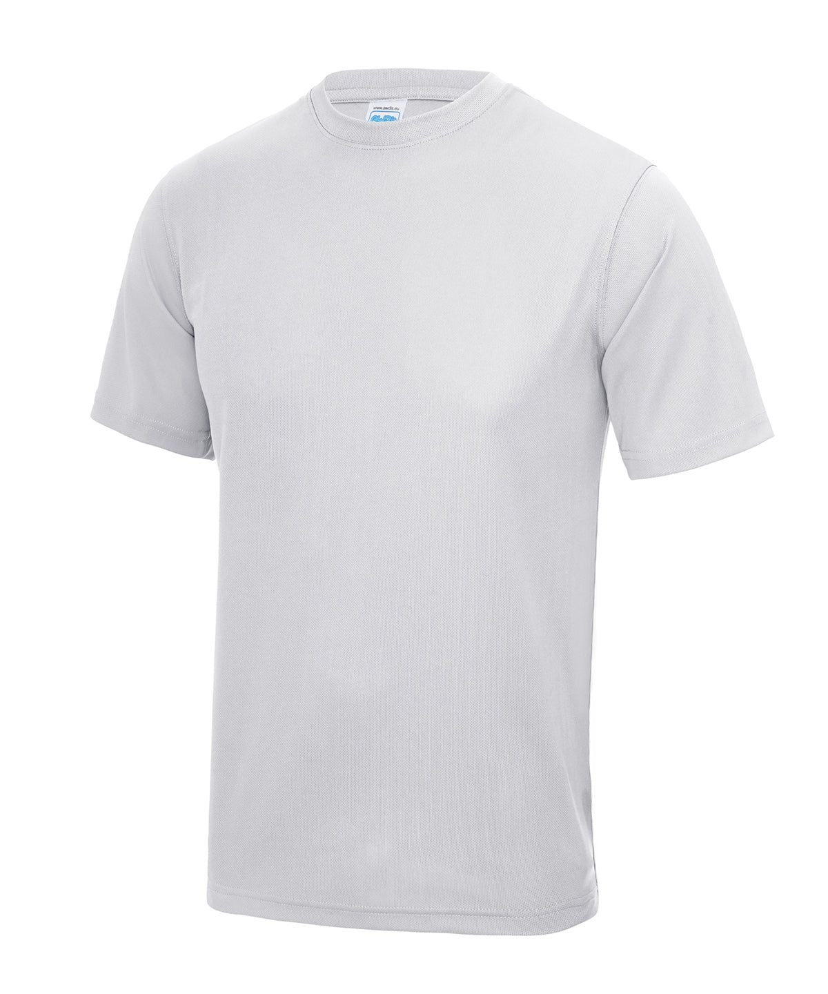 Tryck din logga på T-shirts från AWDis Just Cool - Anpassa Cool T i färgen Ljusgrå för företag, föreningar och privatpersoner