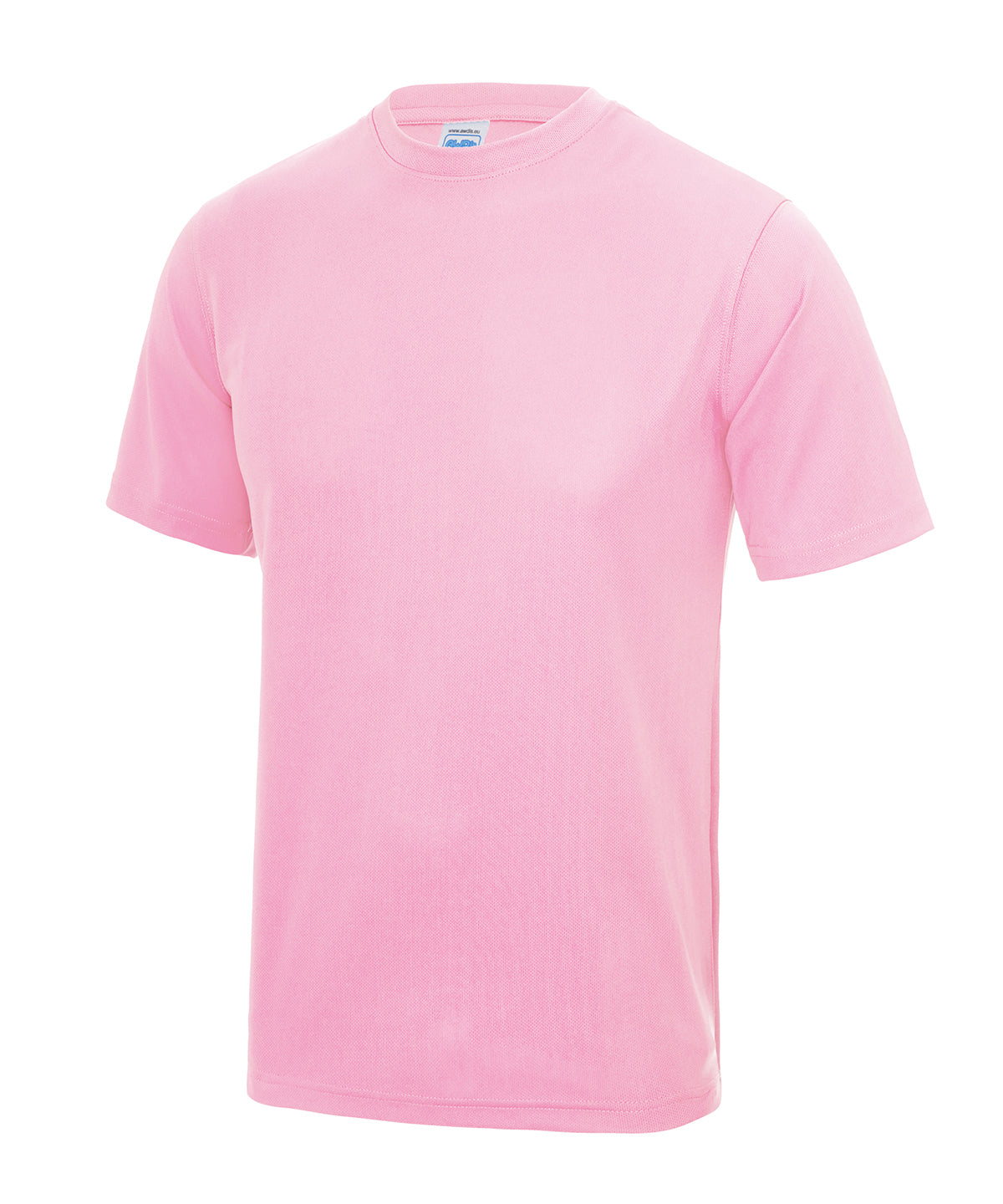 Tryck din logga på T-shirts från AWDis Just Cool - Anpassa Cool T i färgen Ljusrosa för företag, föreningar och privatpersoner