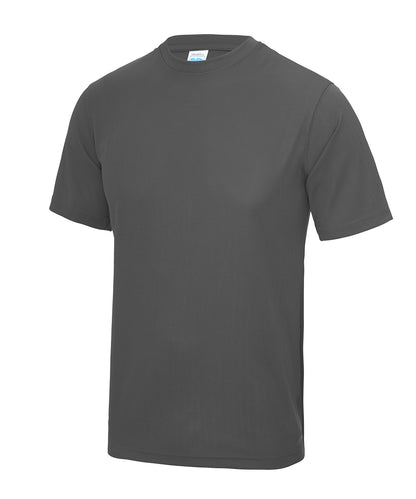 Tryck din logga på T-shirts från AWDis Just Cool - Anpassa Cool T i färgen Mörkgrå för företag, föreningar och privatpersoner
