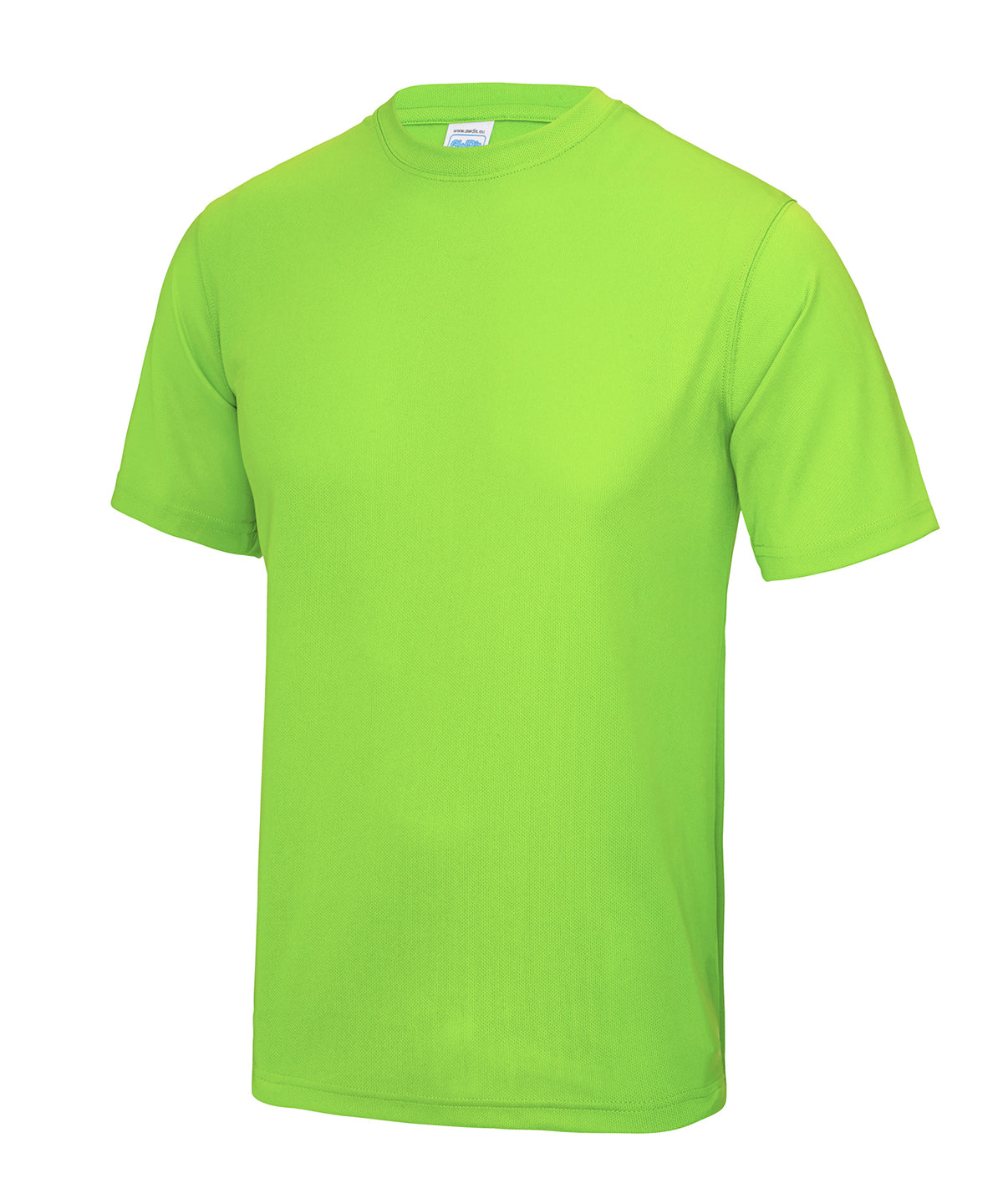 Tryck din logga på T-shirts från AWDis Just Cool - Anpassa Cool T i färgen Neon grön för företag, föreningar och privatpersoner