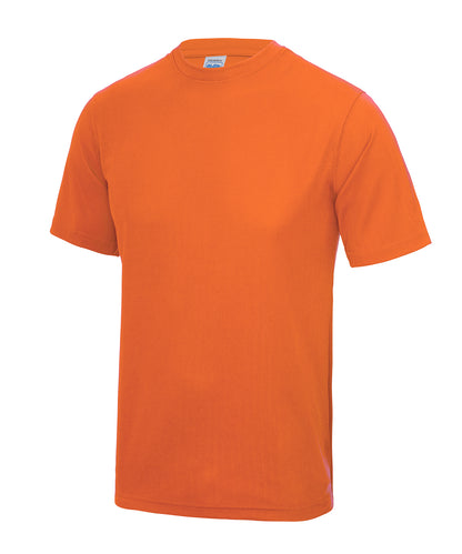 Tryck din logga på T-shirts från AWDis Just Cool - Anpassa Cool T i färgen Neon orange för företag, föreningar och privatpersoner