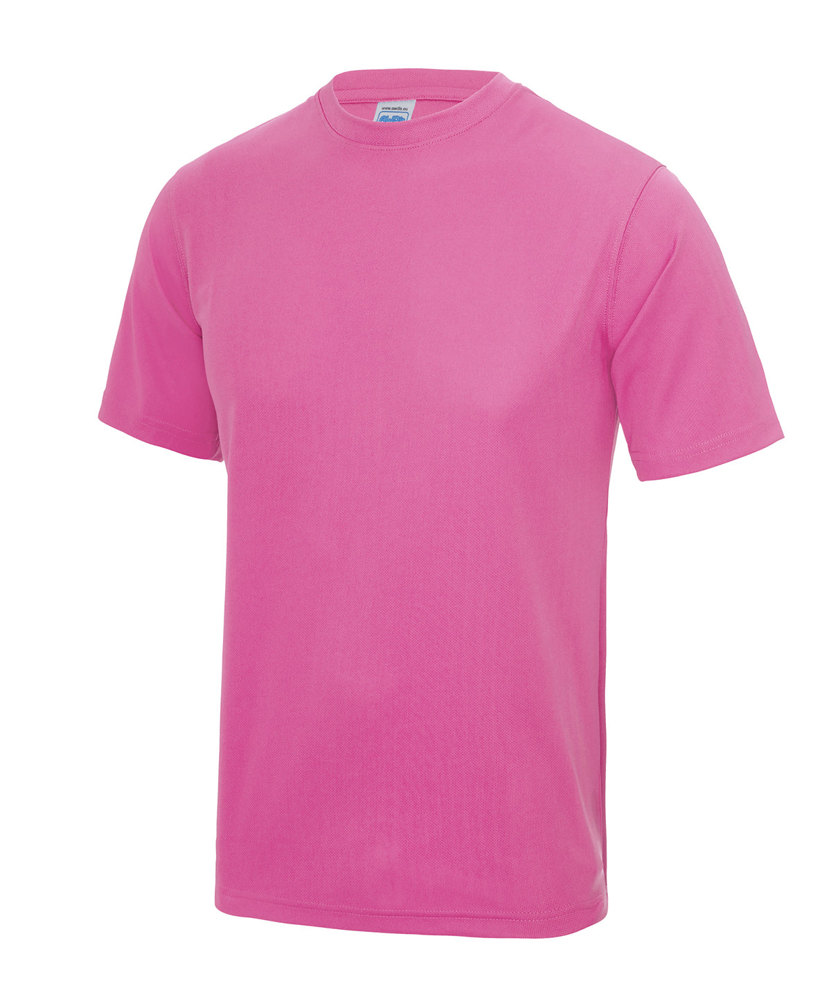Tryck din logga på T-shirts från AWDis Just Cool - Anpassa Cool T i färgen Neonrosa för företag, föreningar och privatpersoner