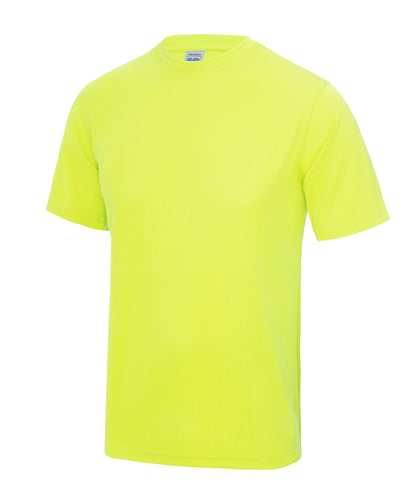 Tryck din logga på T-shirts från AWDis Just Cool - Anpassa Cool T i färgen Neon gul för företag, föreningar och privatpersoner