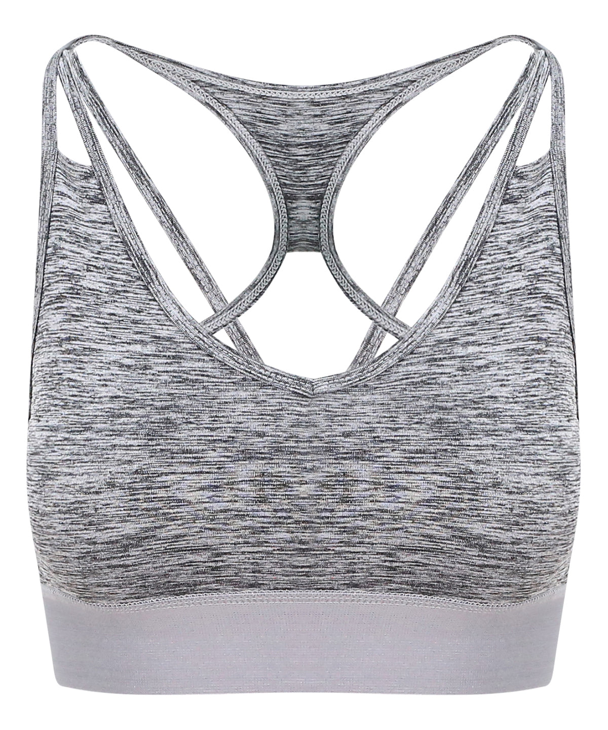 Tryck din logga på Linnen från AWDis Just Cool - Anpassa Korsryggad crop top för damer i färgen Ljunggrå för företag, föreningar och privatpersoner