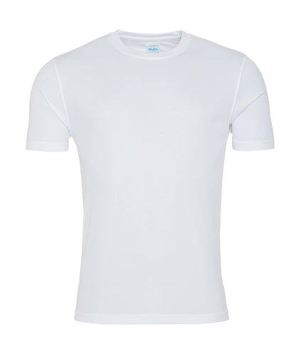 Tryck din logga på T-shirts från AWDis Just Cool - Anpassa Cool and Soft T-Shirt i färgen Vit för företag, föreningar och privatpersoner