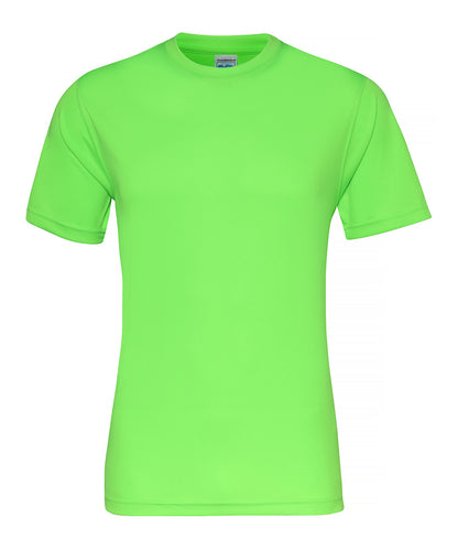 Tryck din logga på T-shirts från AWDis Just Cool - Anpassa Cool and Soft T-Shirt i färgen Neon grön för företag, föreningar och privatpersoner