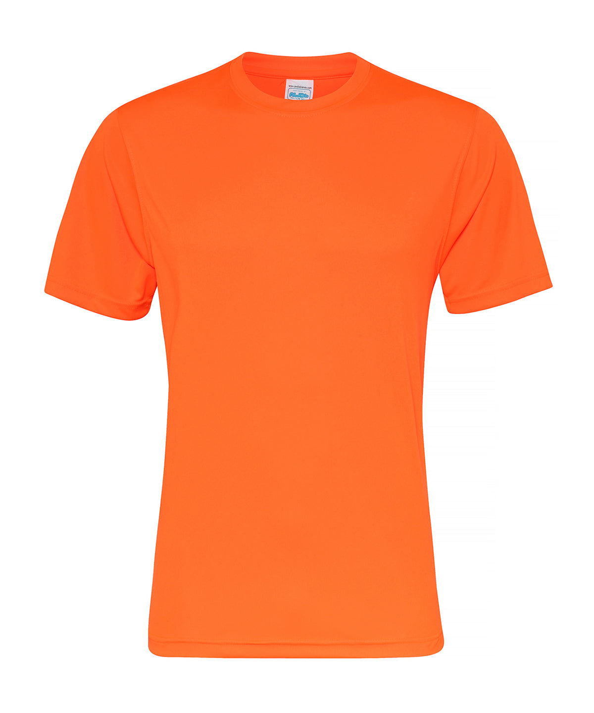 Tryck din logga på T-shirts från AWDis Just Cool - Anpassa Cool and Soft T-Shirt i färgen Neon orange för företag, föreningar och privatpersoner
